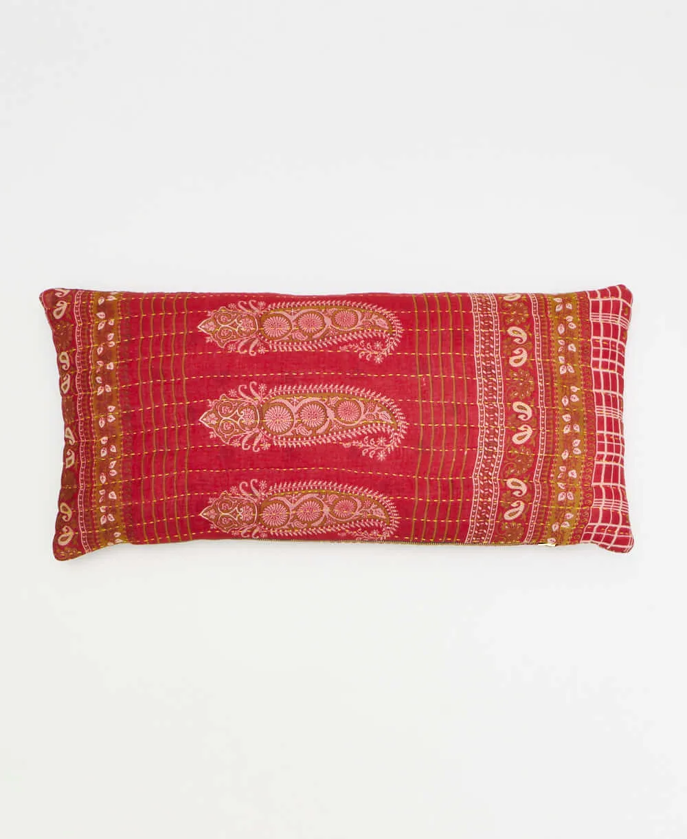 Kantha Lumbar Pillow - No. 240222