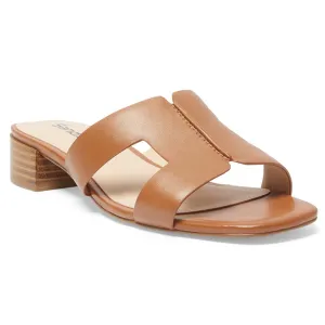 Kerry Heel in Tan Leather