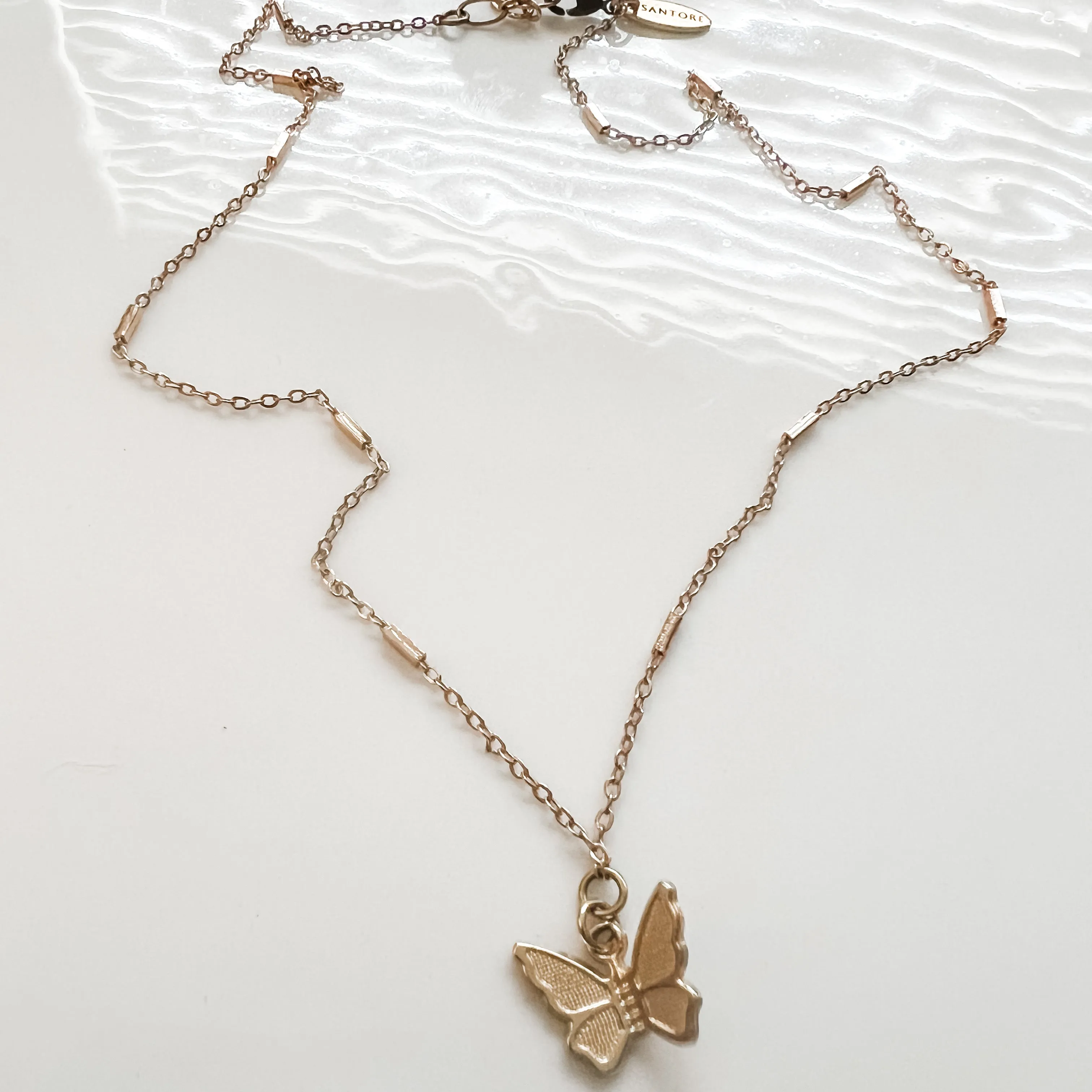 Kimi: Tiny Butterfly Necklace