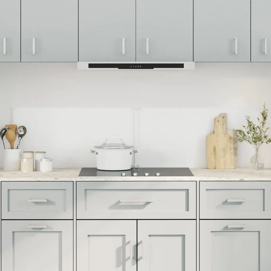 Kitchen Backsplashes 2 pcs Transparent 80x50 cm Tempered Glass
