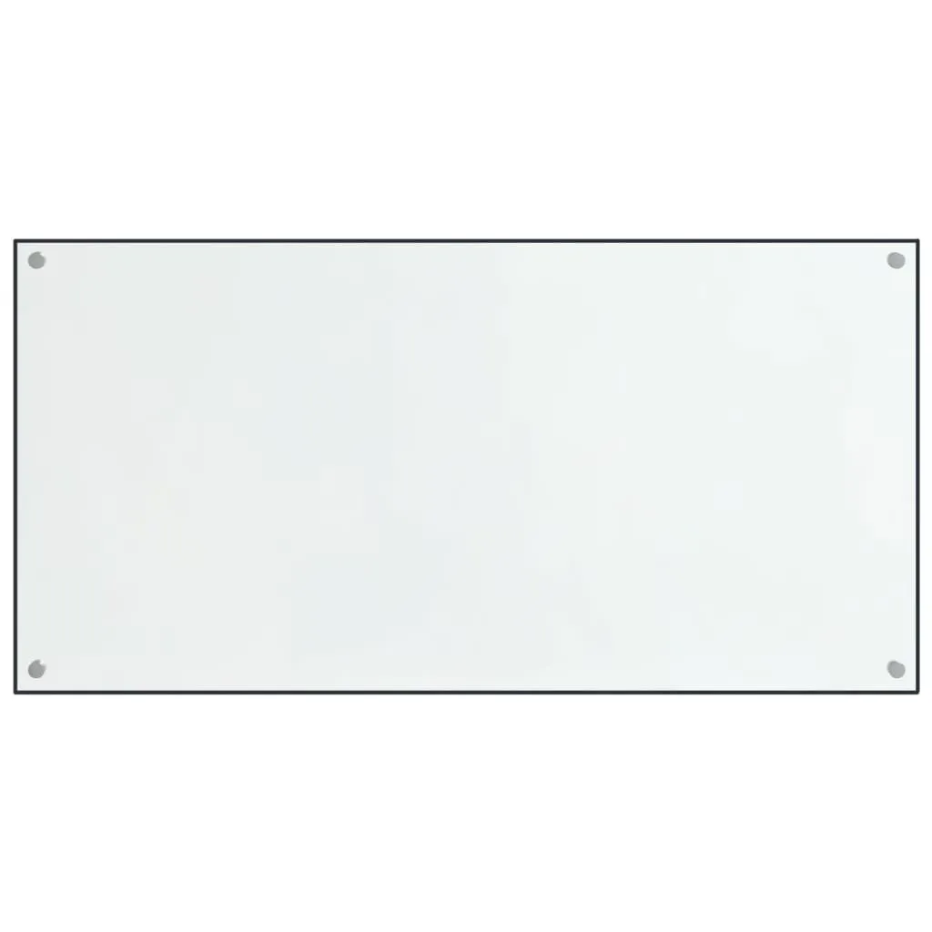 Kitchen Backsplashes 2 pcs Transparent 80x50 cm Tempered Glass