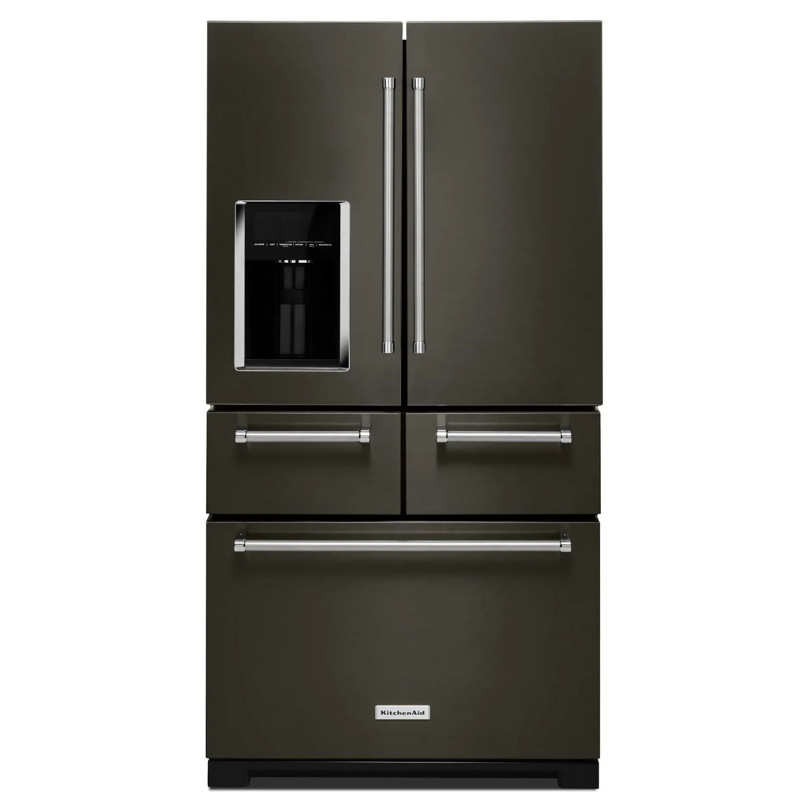 KitchenAid 25.8 Cu. Ft. 36 Inch Multi-Door Freestanding Refrigerator with Platinum Interior Design