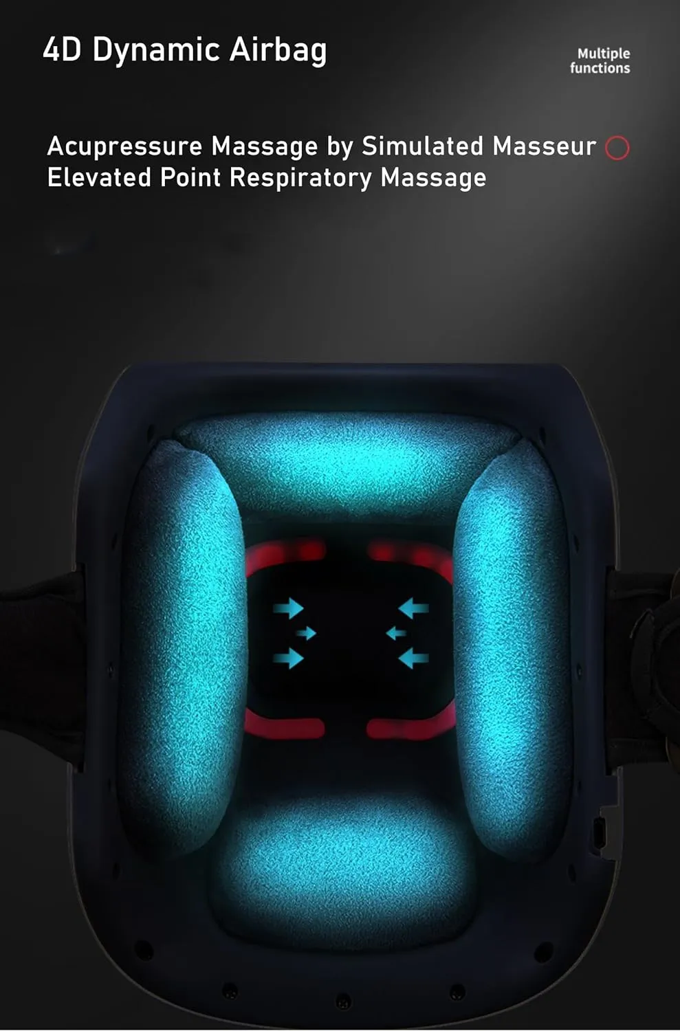 Knee Massager I Cordless & Rechargeable Massager with Heat & Vibration Therapy I Portable Pain Relief Solution for On-The-Go Living