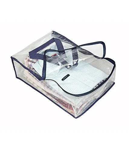 Kuber Industries 2 Piece PVC Shirt Cover, Transparent (KI194)