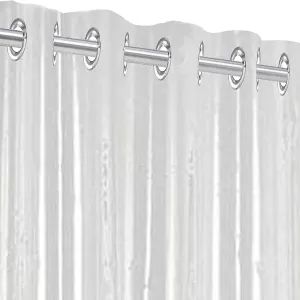 Kuber Industries Plastic Curtain (Standard, Transparent)