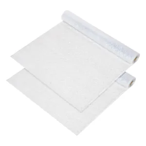 Kuber Industries Shelf Liner | Kitchen Cabinet Shelf Protector | Kitchen Liners for Cabinets and Drawers | Check-Design Shelf Liner Roll | Cabinet Mat | 3 MTR | Pack of 2 | Transparent