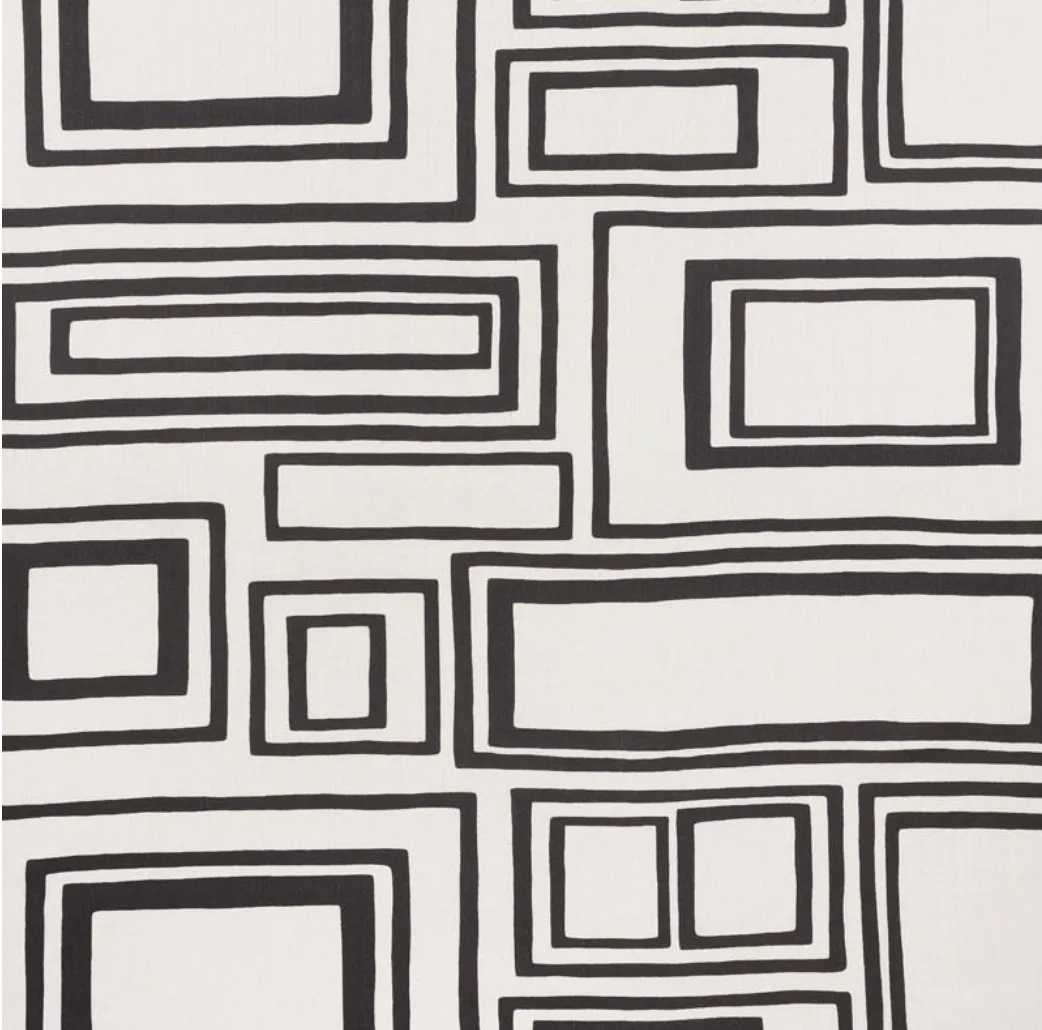Large Open Boxes Black Fabric