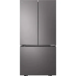 LG LF25S6200D 25 cu. ft. French 3-Door Standard-Depth Refrigerator with Single Ice Maker in Black Stainless Steel