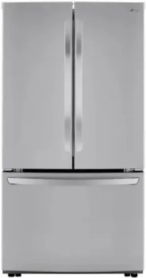 LG LRFCC23D6S 23 cu.ft French Door, Counter-Depth, Non Dispense Refrigerator