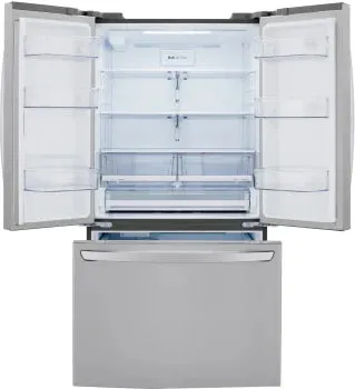 LG LRFCC23D6S 23 cu.ft French Door, Counter-Depth, Non Dispense Refrigerator