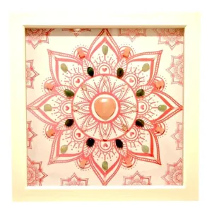 Love Framed Grid 30 x 30 cm