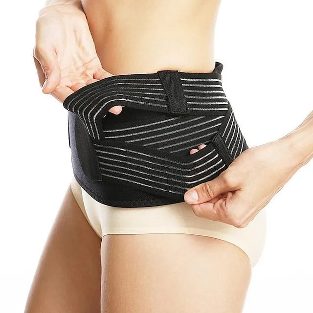 Lumbar Support Back Brace Patented Pulley System for Targeted Compression Back Braces for Lower Back Pain Relief for Men & Women Large