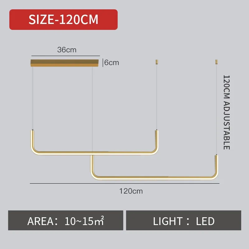 Lux Streamline Hanging Chandelier