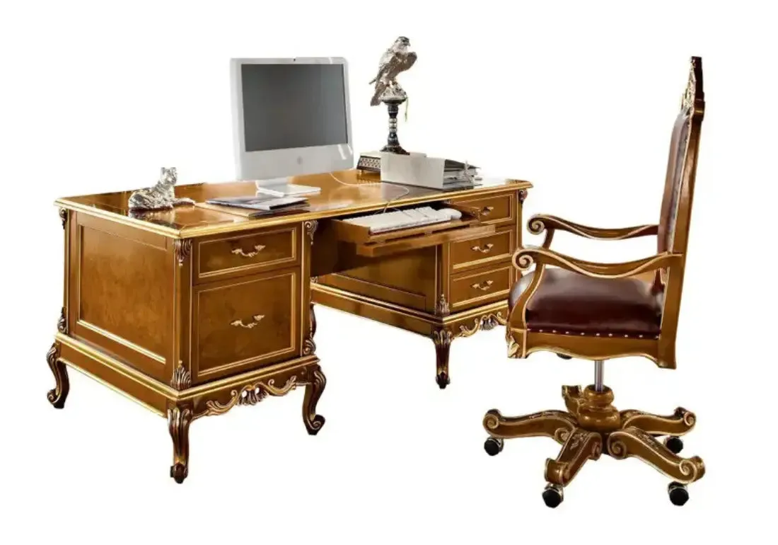 Luxury European Style Wooden Working Desk