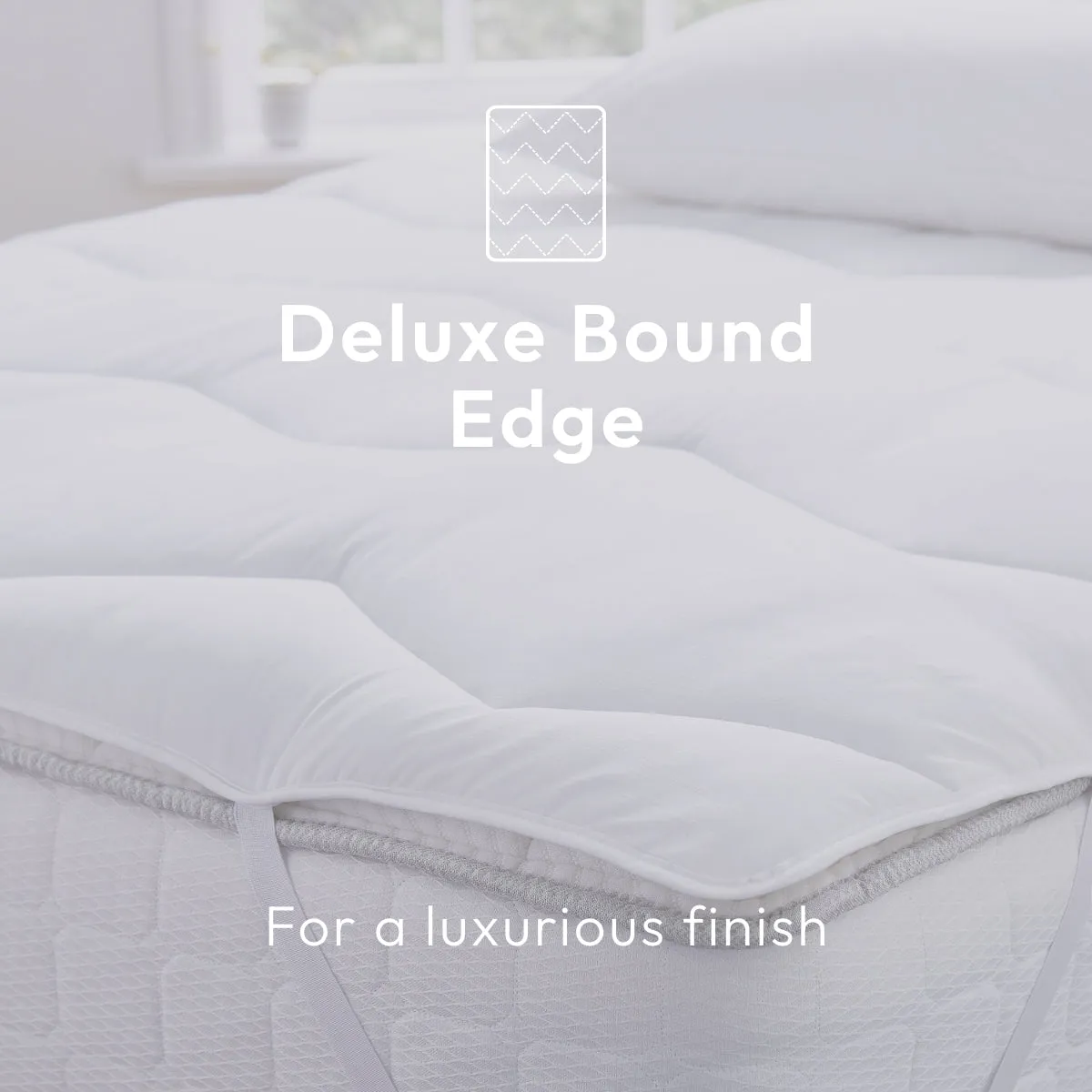 Luxury Mattress Topper, White