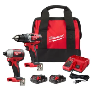 M18™Compact Brushless Drill Driver/Impact Driver Combo Kit