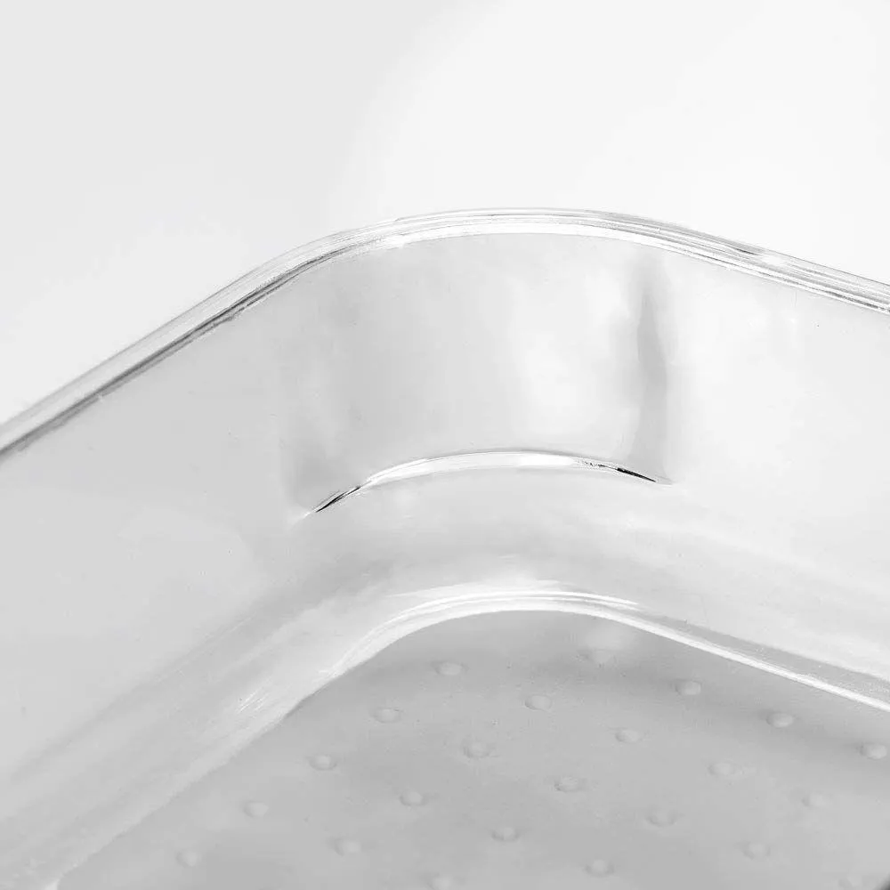 Madesmart Large Slim Grip Base Drawer Organiser Clear