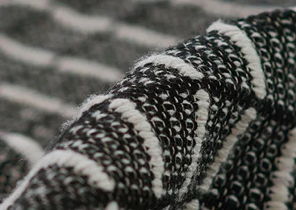Mallow Black Reversible Rug
