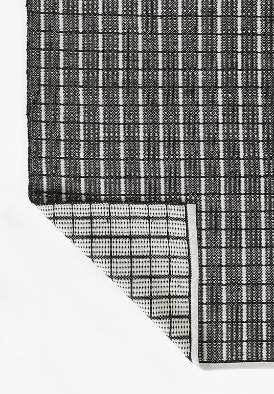 Mallow Black Reversible Rug