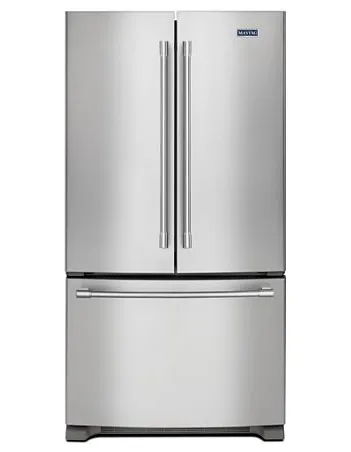 Maytag MFC2062FEZ 20 CU. FT. 36- inch wide counter depth french door refrigerator - Fingerprint resistant Stainless Steel