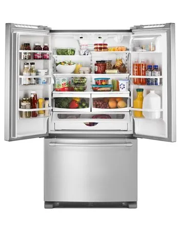 Maytag MFC2062FEZ 20 CU. FT. 36- inch wide counter depth french door refrigerator - Fingerprint resistant Stainless Steel