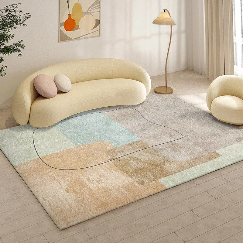 Minimalist Abstract Living Room Carpet