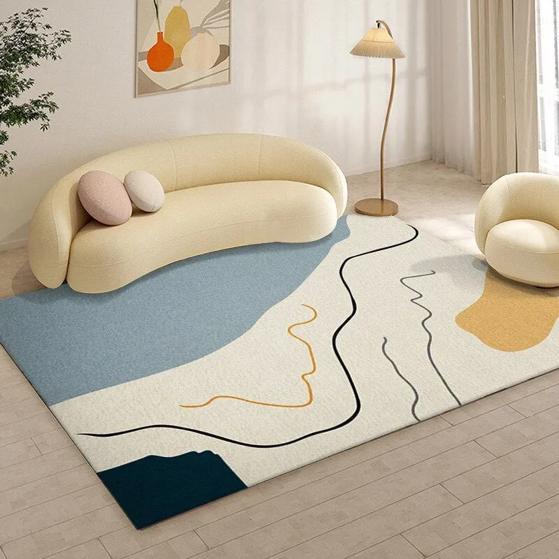 Minimalist Abstract Living Room Carpet