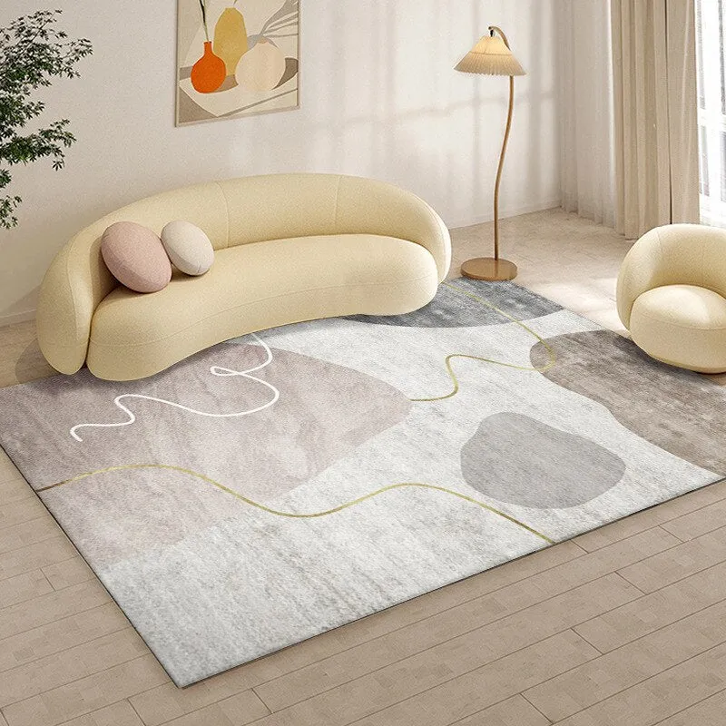 Minimalist Abstract Living Room Carpet