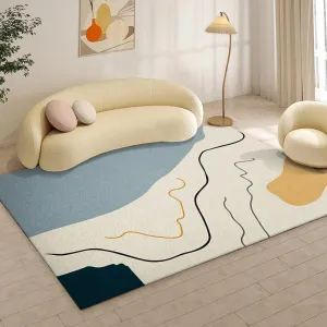 Minimalist Abstract Living Room Carpet