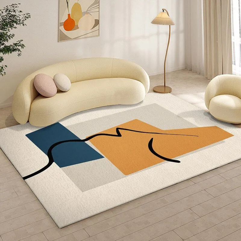 Minimalist Abstract Living Room Carpet