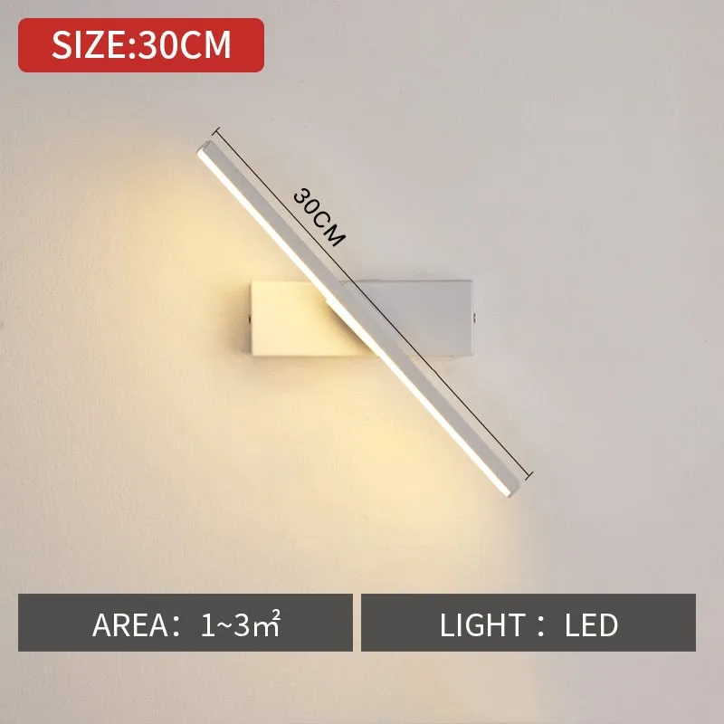 Minimalist Rotating LED Wall Light