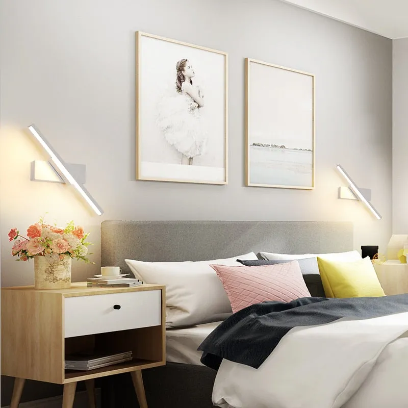Minimalist Rotating LED Wall Light