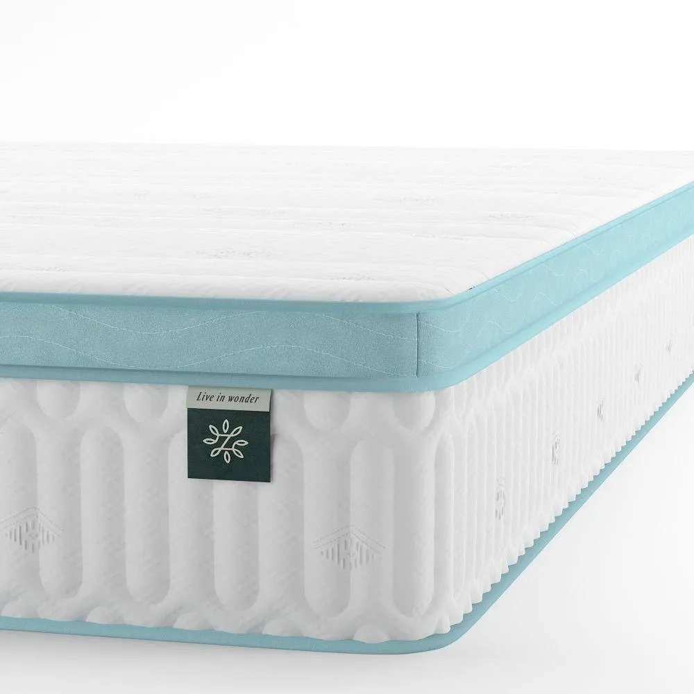 Mint Green Foam Hybrid Spring Twin Mattress
