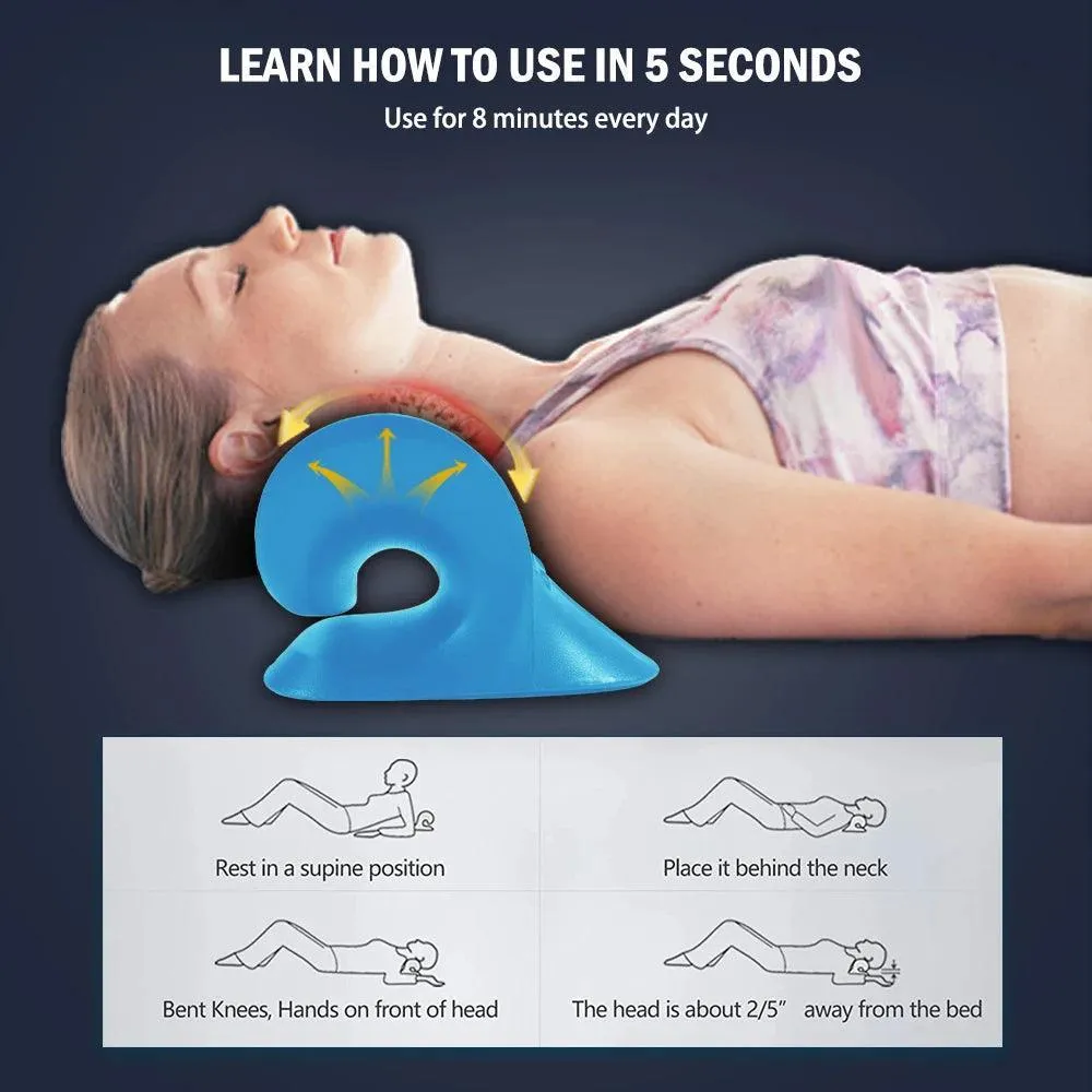 Neck Cloud: Ultimate Cervical Traction Pillow - Pain Relief & Relaxation