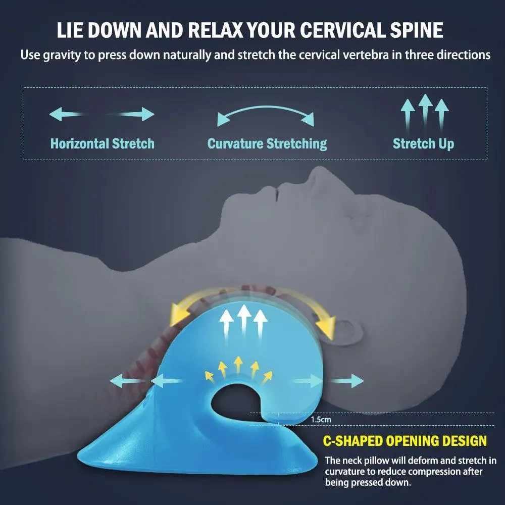 Neck Cloud: Ultimate Cervical Traction Pillow - Pain Relief & Relaxation
