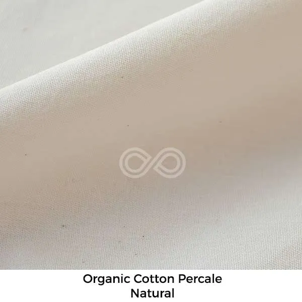 Organic Cotton Percale Sheets Pillowcases Duvet Covers (USA)