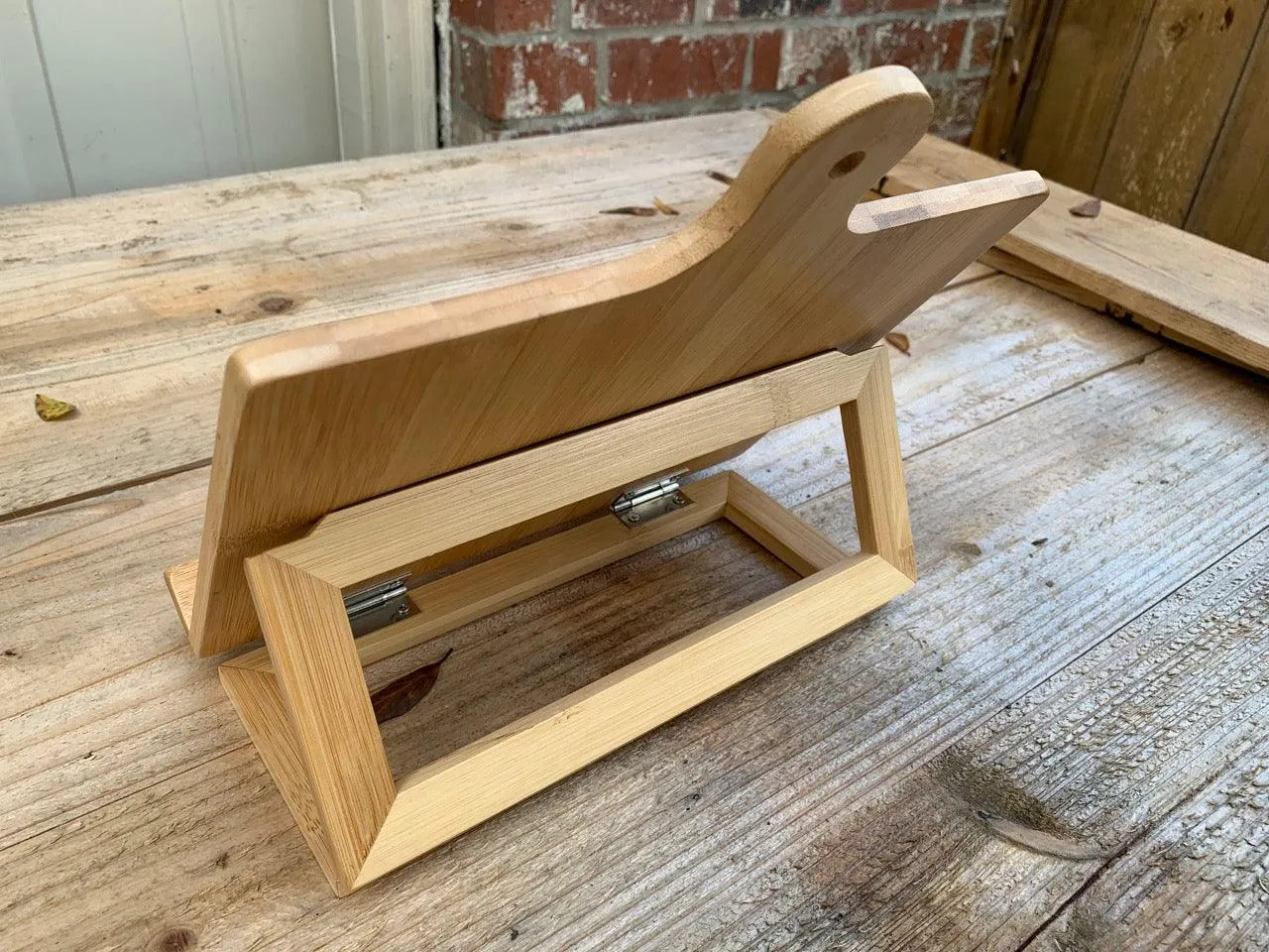 Personalized Wooden Cookbook Stand