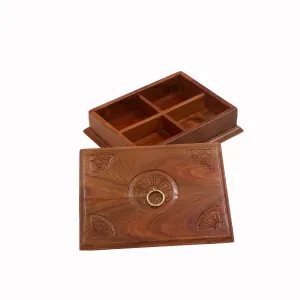 Petal Inspired Wooden Box