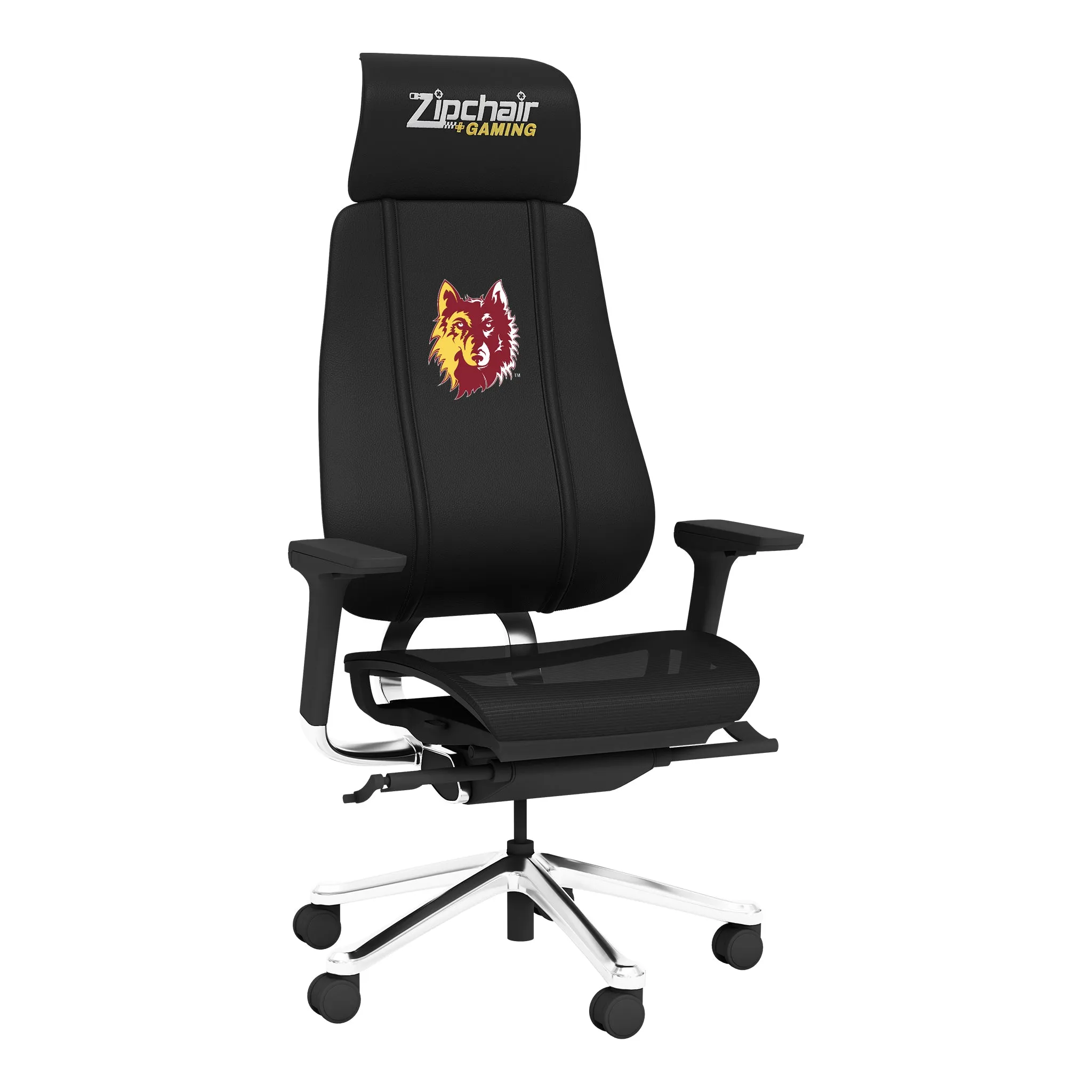 PhantomX Gaming Chair with Northern State Wolf Head Logo
