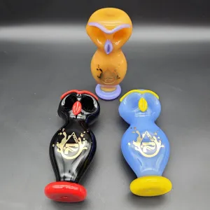 Pulsar Wise Owl Double Bowl Hand Pipe | 4