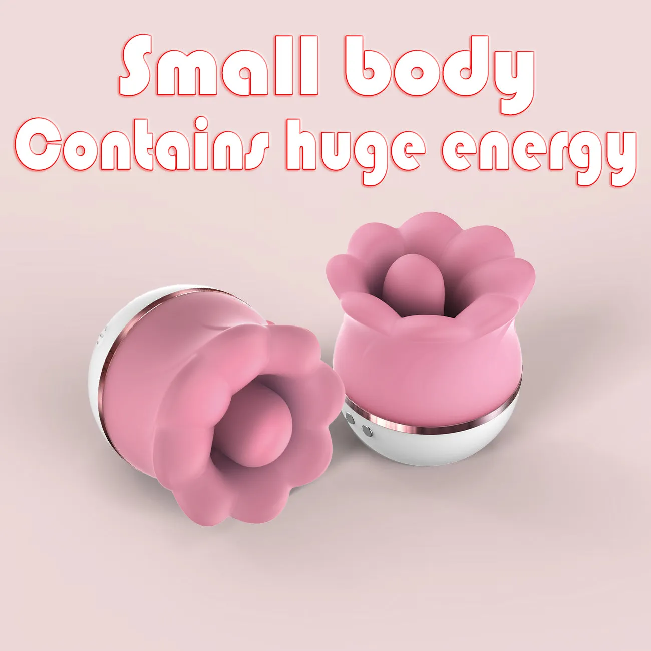 Quusvik Pink Clitoris Vibrator with Suction, Licking & Swinging Functions