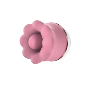 Quusvik Pink Clitoris Vibrator with Suction, Licking & Swinging Functions
