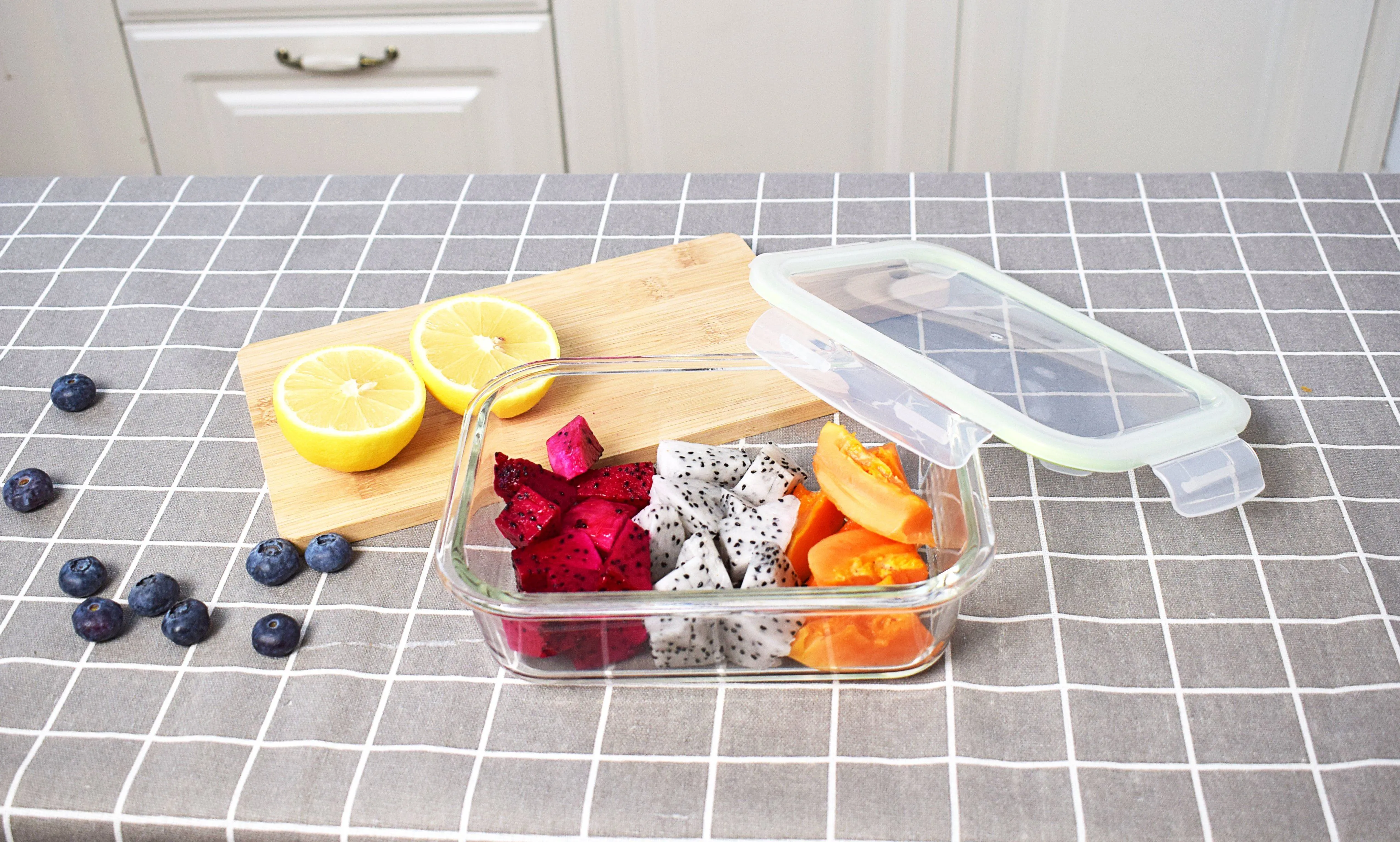 Rectangular Glass Food Container