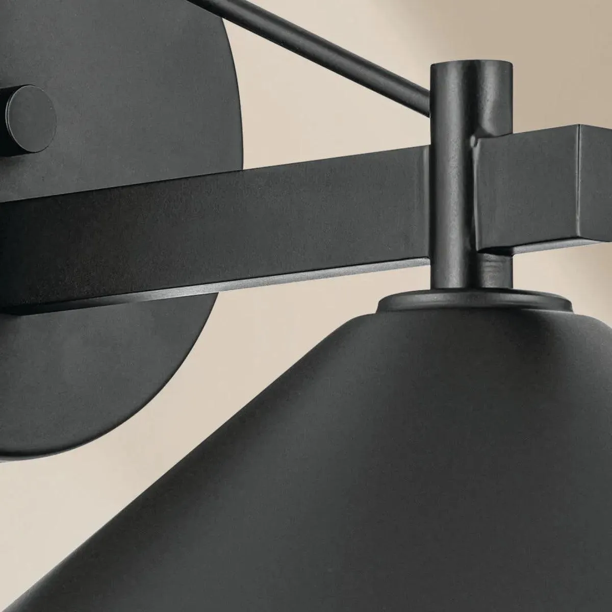 Ripley 12 In 1-Light Outdoor Wall Light Dark Sky Compliant, Black Finish