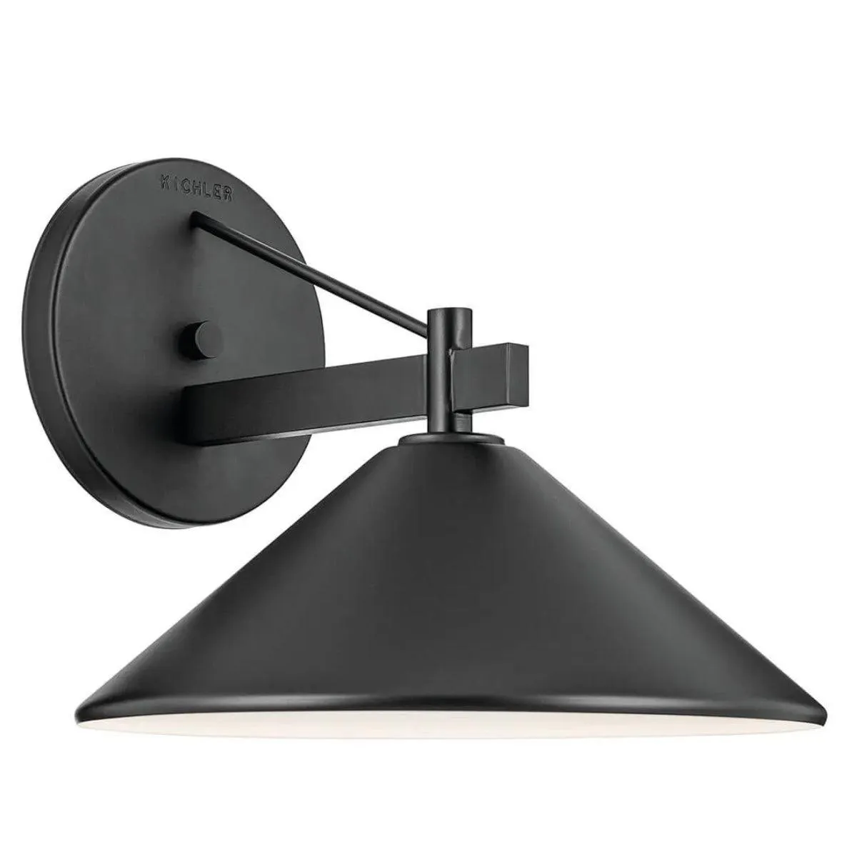 Ripley 12 In 1-Light Outdoor Wall Light Dark Sky Compliant, Black Finish