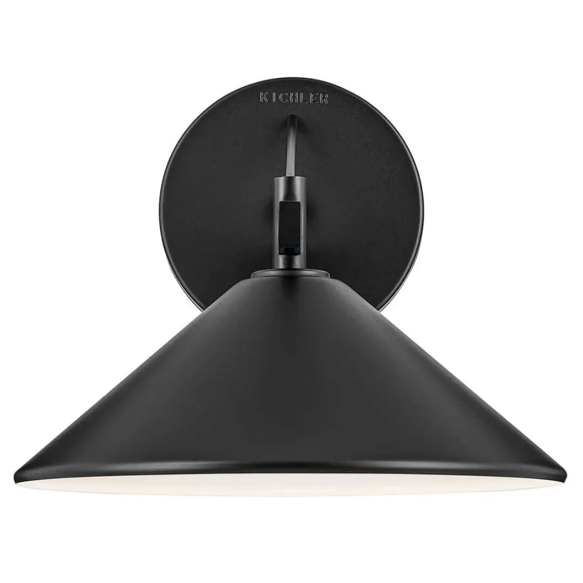 Ripley 12 In 1-Light Outdoor Wall Light Dark Sky Compliant, Black Finish