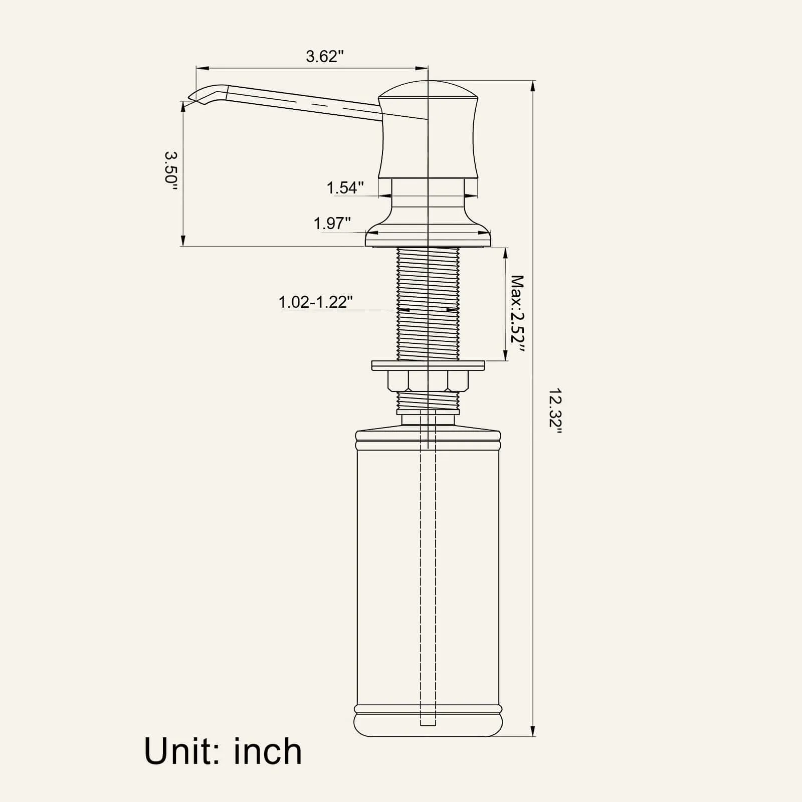 Samodra Sink Soap Dispenser F037