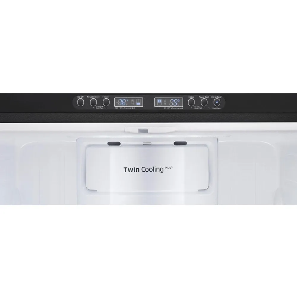 Samsung - 25.5 Cu. Ft. French Door Refrigerator - Fingerprint Resistant Black stainless steel
