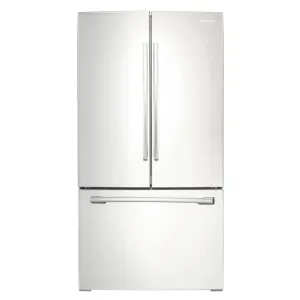 Samsung - 25.5 Cu. Ft. French Door Refrigerator with Internal Water Dispenser - White