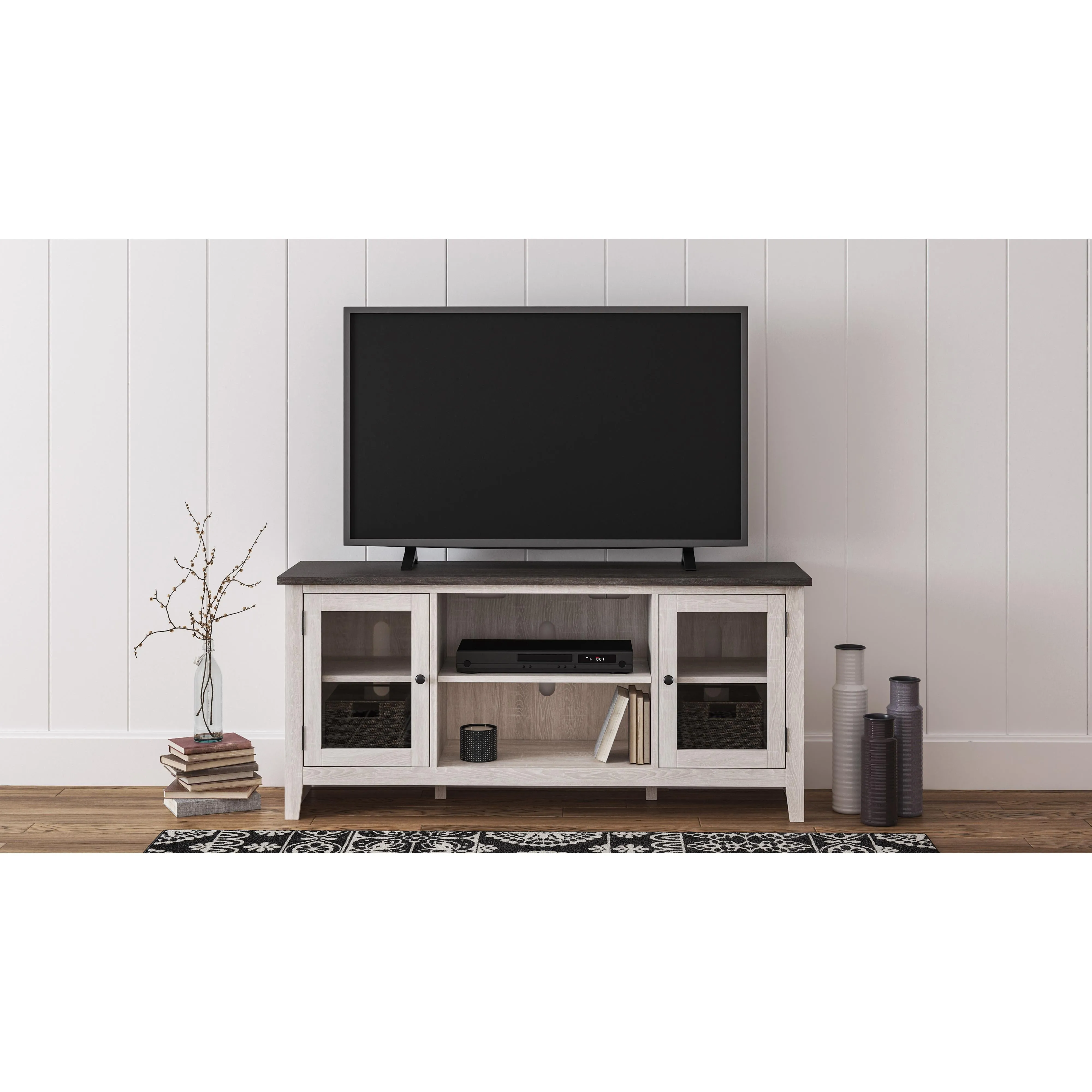 Signature Design by Ashley Dorrinson TV Stand with Cable Management W287-68